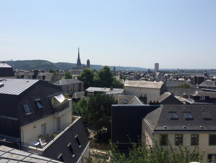 il y a un APPARTEMENT F1 BIS DE 25 M² a acheter à  rouen gare  qui COMPRENd :  une  GRANDE PIECE PRINCIPALE , une CUISINE MEUBLEE,une SALLE DE BAINS. il est à vendre PRIX 55000 €uros et il y a 13 LOTS DE COPROPRIETE ses CHARGES ANNUELLES sont de  1200 €uros par an incluant le CHAUFFAGE , l'EAU FROIDE.