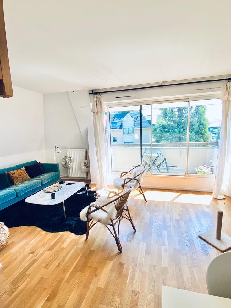 A vendre  à acheter Rouen  rive droite Saint Gervais cet appartement duplex  en très bon état de 75 m2 avec ascenseur , balcon,  parking protégé et cave.