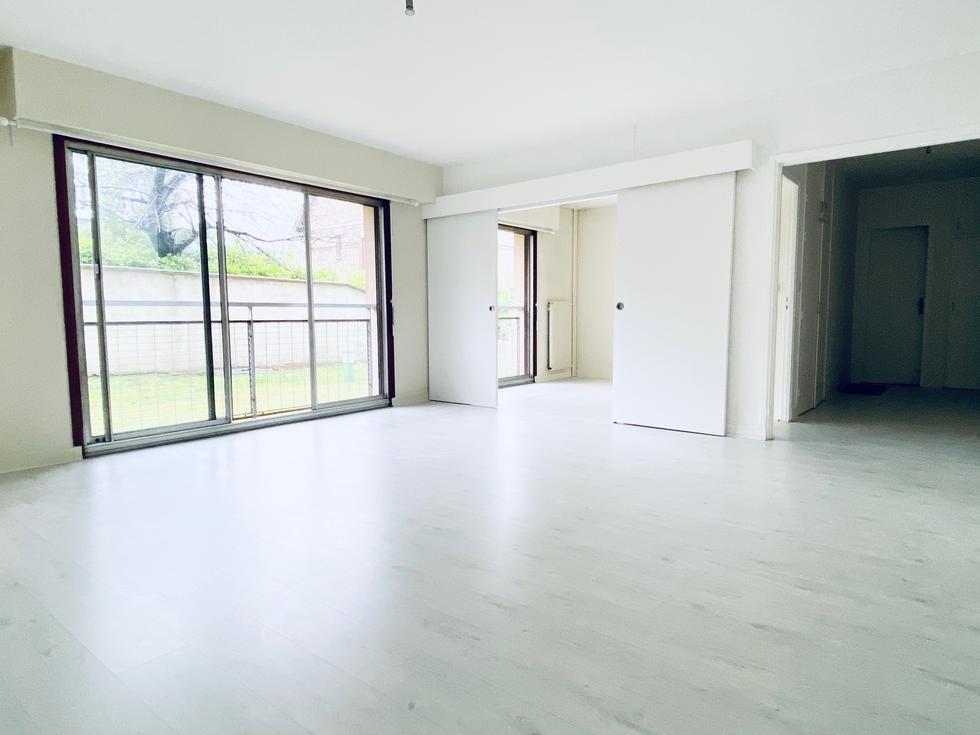 Rouen boulingrin a louer appartement T3 , 71 m2 hab avec vue sur jardin