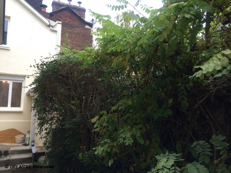 l'agence immobilière de ROUEN GARE propose à vendre une  MAISON ancienne  AVEC TERRASSE, une CUISINE EQUIPEE AVEC COIN REPAS, un   SEJOUR, un WC, une SALLE DE DOUCHES, deux  CHAMBRES, un BUREAU. son CHAUFFAGE  ET sa  PRODUCTION d'EAU chaude sont  AU GAZ. elle est PLEIN SUD  et AU CALME .